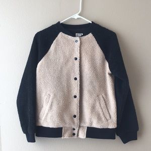 Nasty Gal Shearling Bomber Jacket